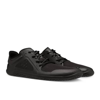 Vivobarefoot Primus Lite III Mens - Black Running Shoes XOZ965234